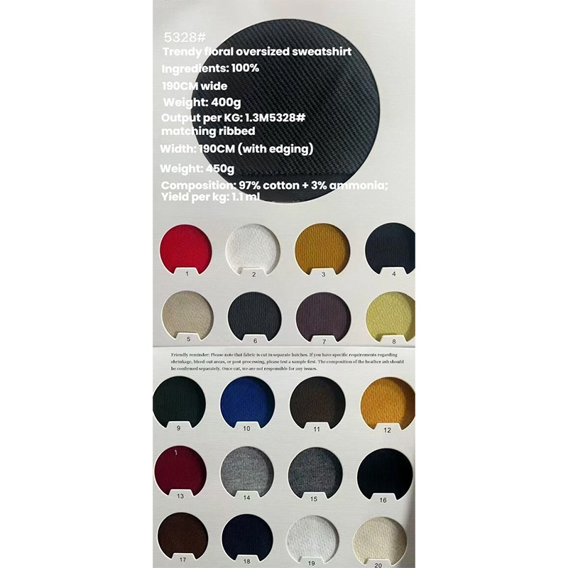 Mesh-Patterned Sweatshirt Fabric